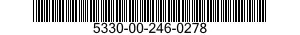5330-00-246-0278 GASKET 5330002460278 002460278