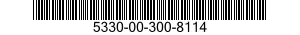 5330-00-300-8114 SEAL,NONMETALLIC SPECIAL SHAPED SECTION 5330003008114 003008114