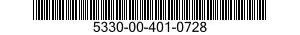 5330-00-401-0728 SEAL,NONMETALLIC SPECIAL SHAPED SECTION 5330004010728 004010728