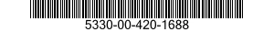 5330-00-420-1688 SEAL,NONMETALLIC SPECIAL SHAPED SECTION 5330004201688 004201688