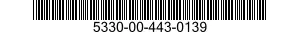 5330-00-443-0139 SEAL,NONMETALLIC SPECIAL SHAPED SECTION 5330004430139 004430139