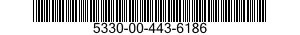 5330-00-443-6186 GASKET 5330004436186 004436186