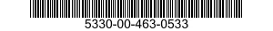 5330-00-463-0533 GASKET 5330004630533 004630533