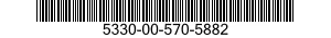 5330-00-570-5882 SEAL,NONMETALLIC SPECIAL SHAPED SECTION 5330005705882 005705882