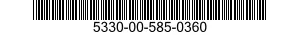 5330-00-585-0360 GASKET 5330005850360 005850360