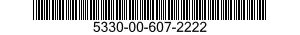 5330-00-607-2222 SEAL,NONMETALLIC SPECIAL SHAPED SECTION 5330006072222 006072222