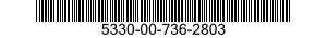 5330-00-736-2803 GASKET 5330007362803 007362803