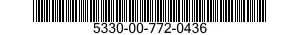 5330-00-772-0436  5330007720436 007720436