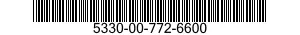 5330-00-772-6600 GASKET 5330007726600 007726600