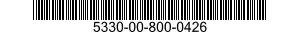 5330-00-800-0426 SEAL,NONMETALLIC SPECIAL SHAPED SECTION 5330008000426 008000426