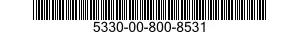 5330-00-800-8531 SEAL,NONMETALLIC SPECIAL SHAPED SECTION 5330008008531 008008531
