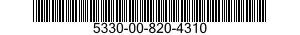 5330-00-820-4310 SEAL,NONMETALLIC CHANNEL 5330008204310 008204310