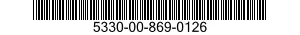 5330-00-869-0126 SEAL,NONMETALLIC SPECIAL SHAPED SECTION 5330008690126 008690126