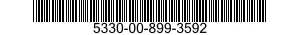 5330-00-899-3592 SEAL,NONMETALLIC ROUND SECTION 5330008993592 008993592