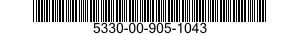 5330-00-905-1043 GASKET 5330009051043 009051043