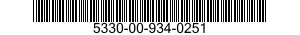 5330-00-934-0251 PACKING 5330009340251 009340251