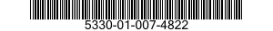 5330-01-007-4822 GASKET 5330010074822 010074822