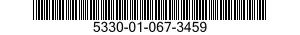 5330-01-067-3459 GASKET 5330010673459 010673459