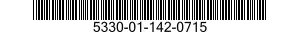 5330-01-142-0715 SEAL,NONMETALLIC SPECIAL SHAPED SECTION 5330011420715 011420715