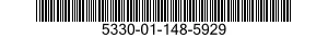 5330-01-148-5929 SEAL,NONMETALLIC SPECIAL SHAPED SECTION 5330011485929 011485929