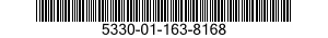 5330-01-163-8168 SEAL,NONMETALLIC SPECIAL SHAPED SECTION 5330011638168 011638168