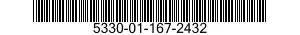 5330-01-167-2432 GASKET 5330011672432 011672432