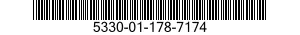 5330-01-178-7174 SEAL,NONMETALLIC SPECIAL SHAPED SECTION 5330011787174 011787174