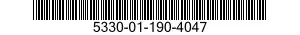 5330-01-190-4047 SEAL,RUBBER SPECIAL SHAPED SECTION 5330011904047 011904047