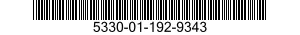 5330-01-192-9343 SEAL,NONMETALLIC SPECIAL SHAPED SECTION 5330011929343 011929343