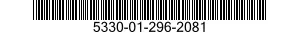 5330-01-296-2081 SEAL,NONMETALLIC SPECIAL SHAPED SECTION 5330012962081 012962081