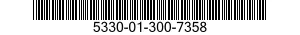 5330-01-300-7358 SEAL,NONMETALLIC SPECIAL SHAPED SECTION 5330013007358 013007358