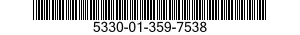 5330-01-359-7538 SEAL,NONMETALLIC SPECIAL SHAPED SECTION 5330013597538 013597538