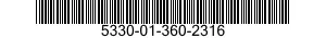 5330-01-360-2316 GASKET 5330013602316 013602316