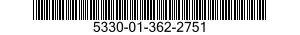 5330-01-362-2751 SEAL,NONMETALLIC SPECIAL SHAPED SECTION 5330013622751 013622751