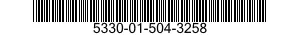 5330-01-504-3258 SEAL,NONMETALLIC SPECIAL SHAPED SECTION 5330015043258 015043258