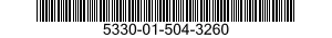 5330-01-504-3260 SEAL,NONMETALLIC SPECIAL SHAPED SECTION 5330015043260 015043260