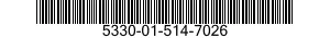 5330-01-514-7026 BACK-UP RING,PREFORMED PACKING 5330015147026 015147026