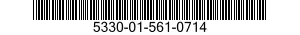 5330-01-561-0714 SEAL,NONMETALLIC SPECIAL SHAPED SECTION 5330015610714 015610714