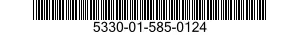 5330-01-585-0124 SEAL,NONMETALLIC SPECIAL SHAPED SECTION 5330015850124 015850124