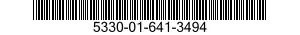 5330-01-641-3494 SEAL,NONMETALLIC SPECIAL SHAPED SECTION 5330016413494 016413494