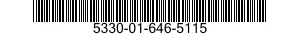 5330-01-646-5115 SEAL,NONMETALLIC SPECIAL SHAPED SECTION 5330016465115 016465115