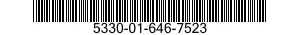 5330-01-646-7523 SEAL,NONMETALLIC SPECIAL SHAPED SECTION 5330016467523 016467523