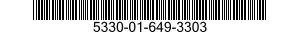 5330-01-649-3303 SEAL,NONMETALLIC SPECIAL SHAPED SECTION 5330016493303 016493303