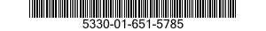5330-01-651-5785 SEAL,NONMETALLIC SPECIAL SHAPED SECTION 5330016515785 016515785