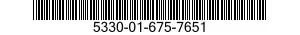5330-01-675-7651 SEAL,NONMETALLIC SPECIAL SHAPED SECTION 5330016757651 016757651