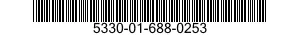 5330-01-688-0253 SEAL,NONMETALLIC ROUND SECTION 5330016880253 016880253