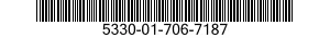 5330-01-706-7187 SEAL,NONMETALLIC SPECIAL SHAPED SECTION 5330017067187 017067187