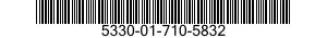 5330-01-710-5832 RUBBER STRIP 5330017105832 017105832