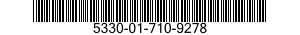 5330-01-710-9278 SEAL,NONMETALLIC ROUND SECTION 5330017109278 017109278