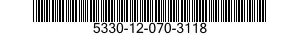 5330-12-070-3118 NUT,PLAIN,HEXAGON 5330120703118 120703118